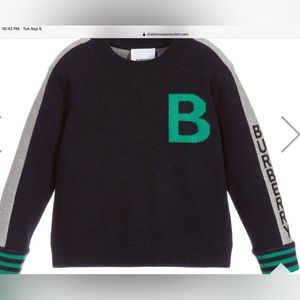 Kids Burberry wool sweater. 10Years